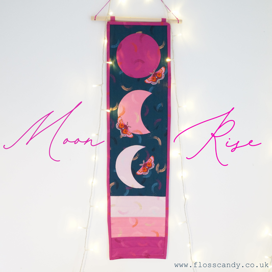 Moon Rise Quilted Wall Hanging