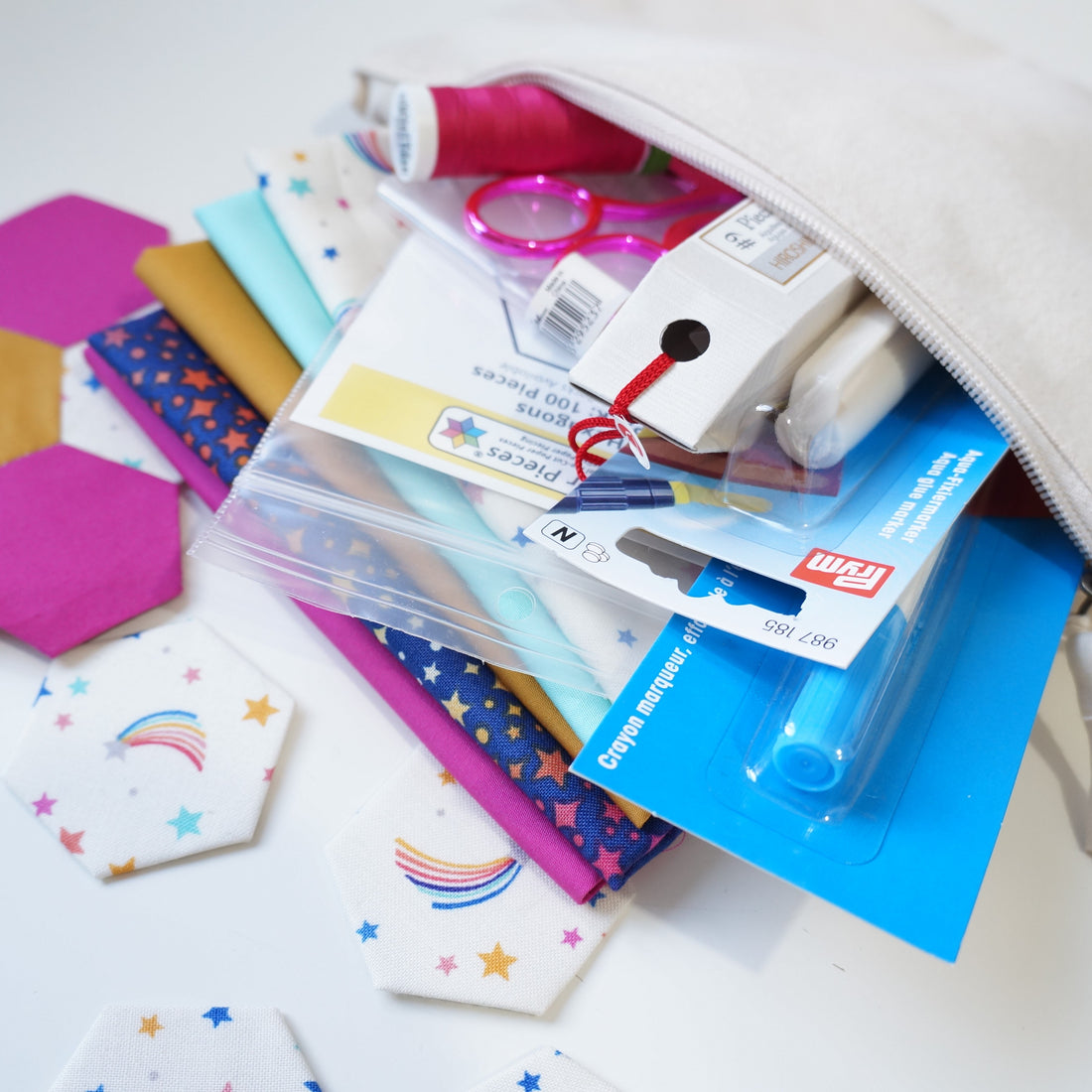 English Paper Piecing Starter Set - Perfect For Beginners!