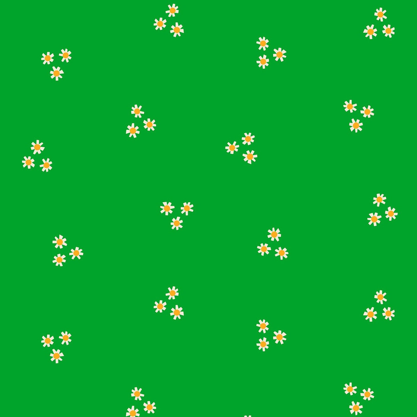 Posies On Verdant Quilting Cotton