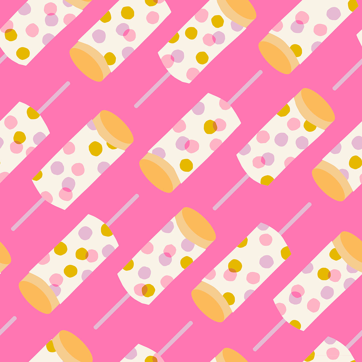 Push Pops On Lipstick Quilting Cotton