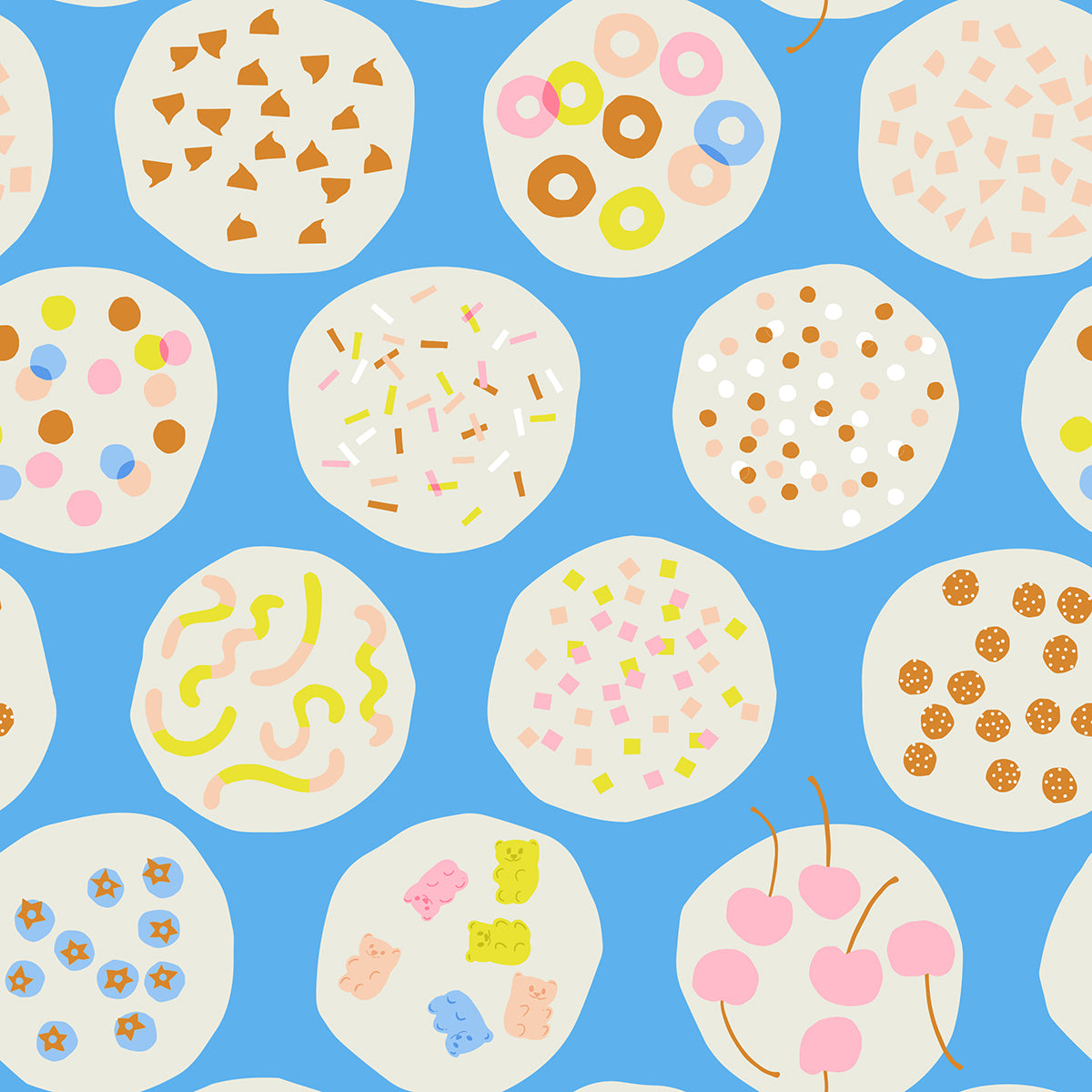 Ice Cream Toppings On Altitude Quilting Cotton