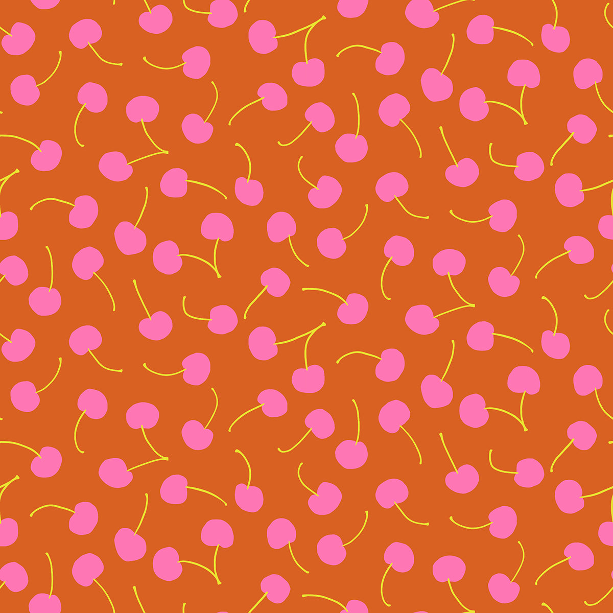Cherries On Pecan Quilting Cotton