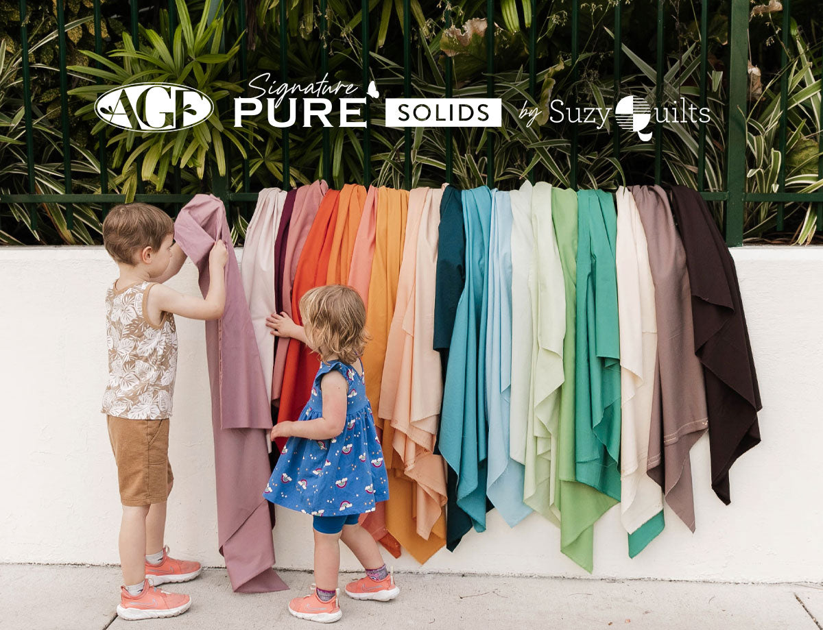 Signature Pure Solids by Suzy Quilts Cotton Fat Quarter Bunde