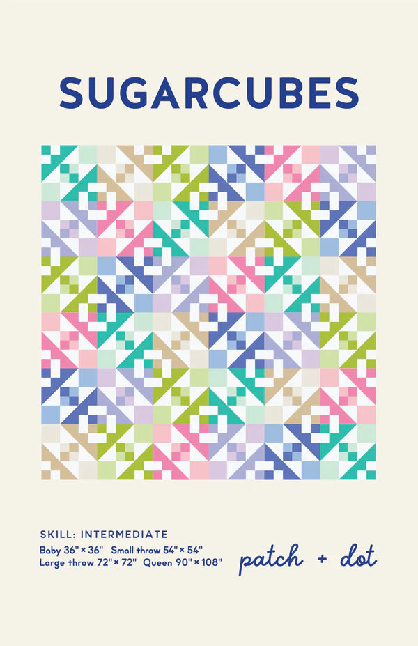 Sugarcubes Quilting Paper Pattern