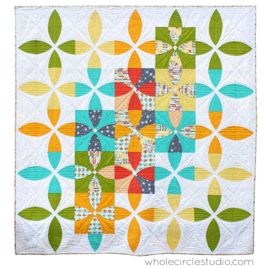 Picnic Petals Quilting Paper Pattern