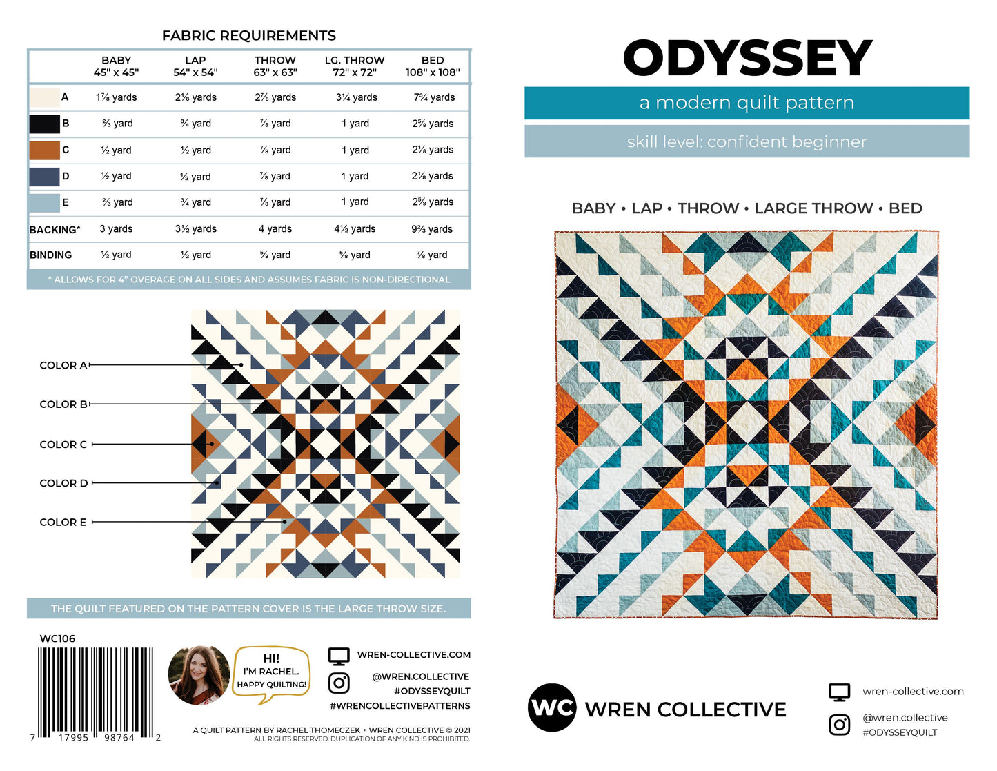 Odyssey Quilt Pattern