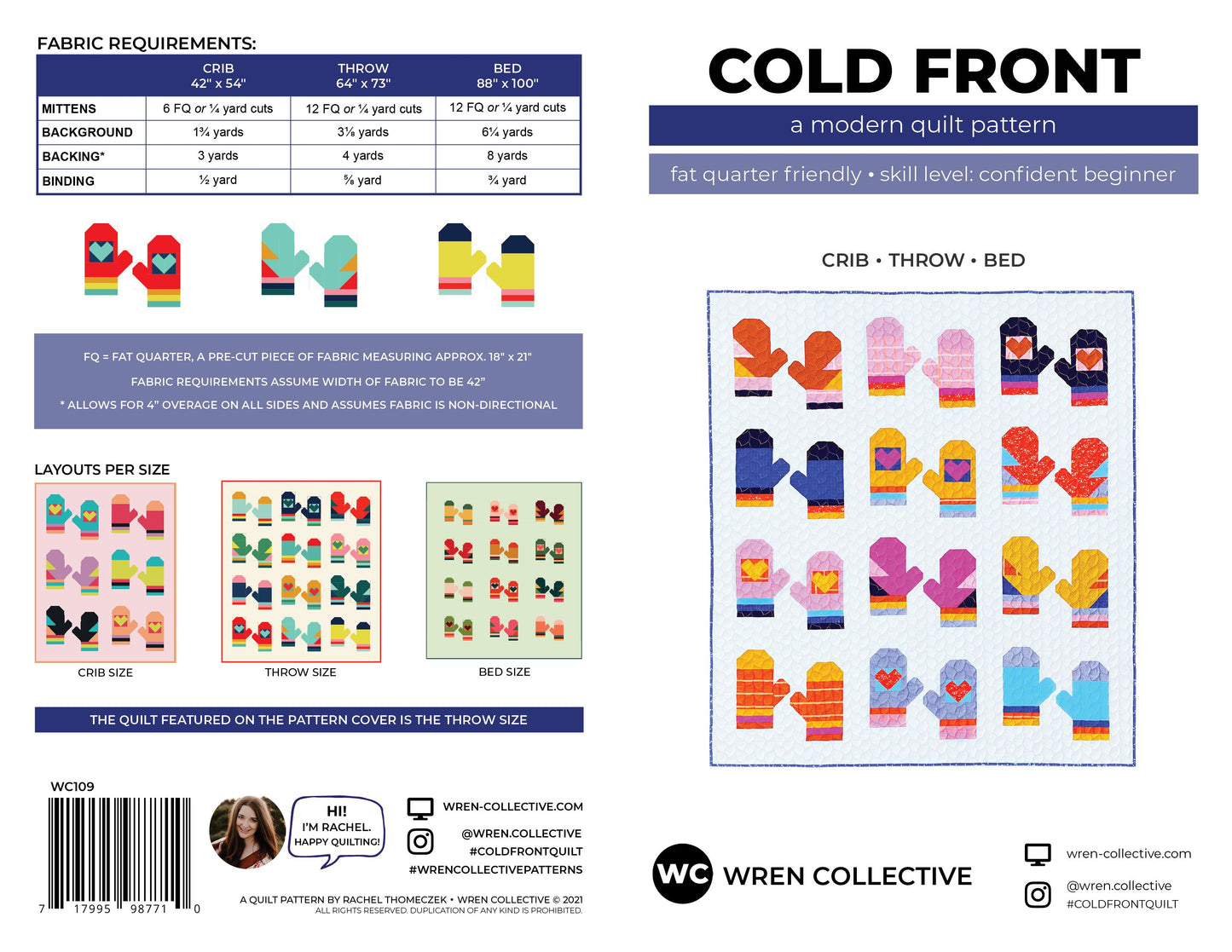 Cold Front Quilt Pattern
