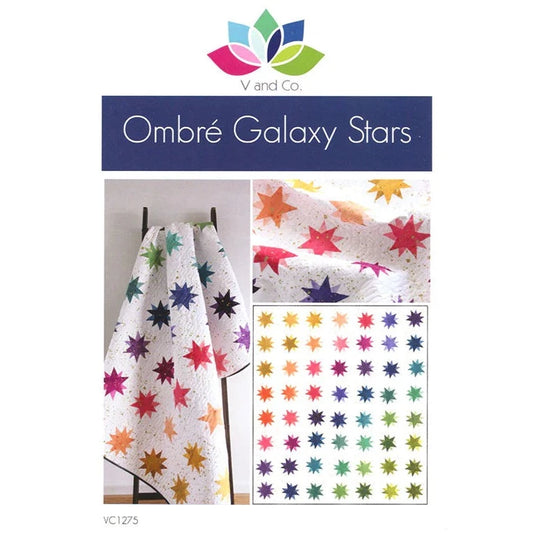 Ombré Galaxy Stars Quilt Pattern