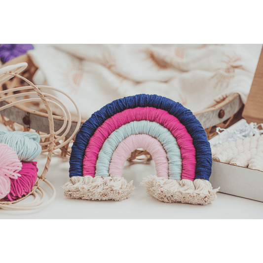 Make Your Own Wall Hanging With Rainbow Macramé Kits | Floss Candy