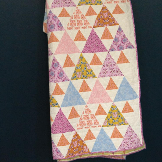 Triangle Peaks Quilt Pattern