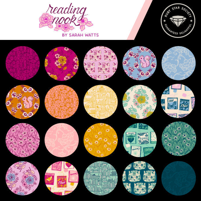 Library On Macaron Quilting Cotton