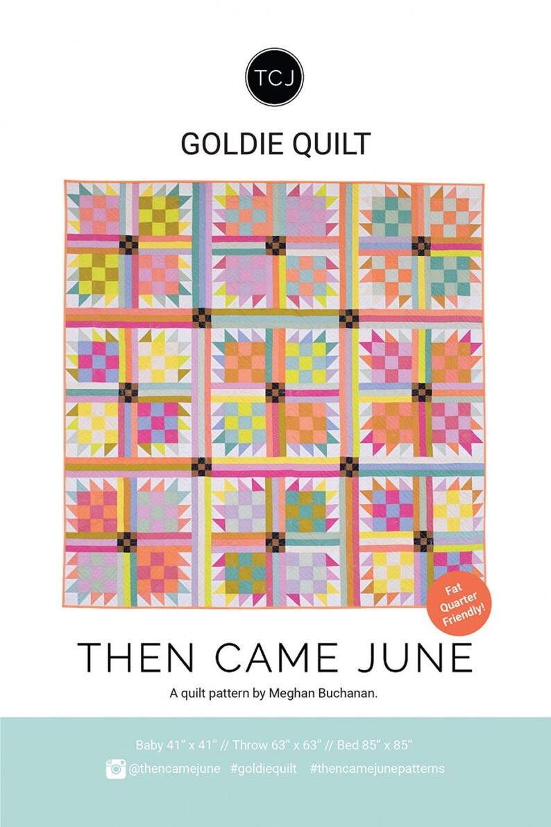 Goldie Quilt Quilting Paper Pattern