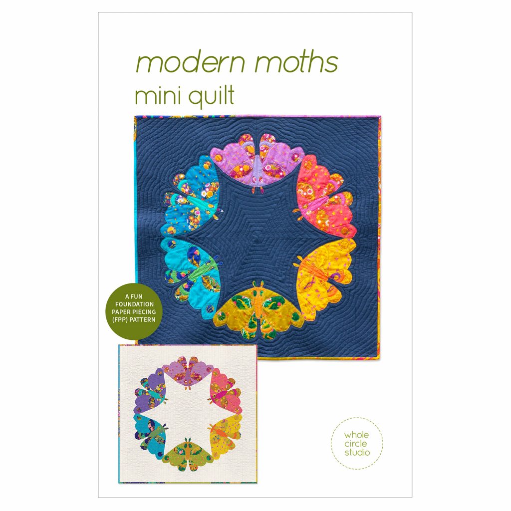 Modern Moths Quilting Paper Pattern