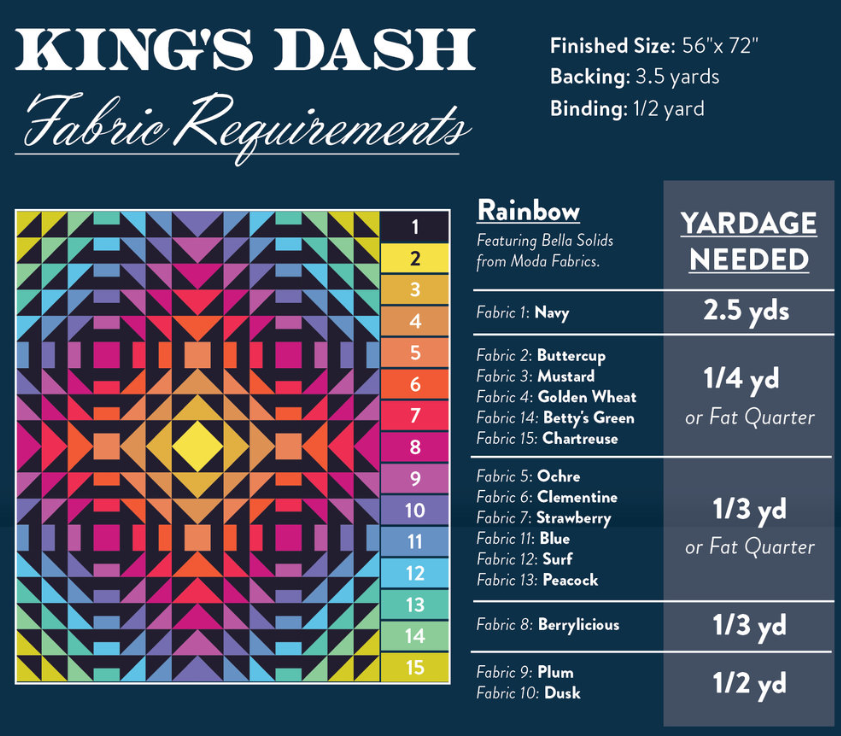 King's Dash Quilt Pattern