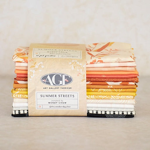 Summer Streets Fat Quarter Bundle Curated by Wendy Chow for AGF