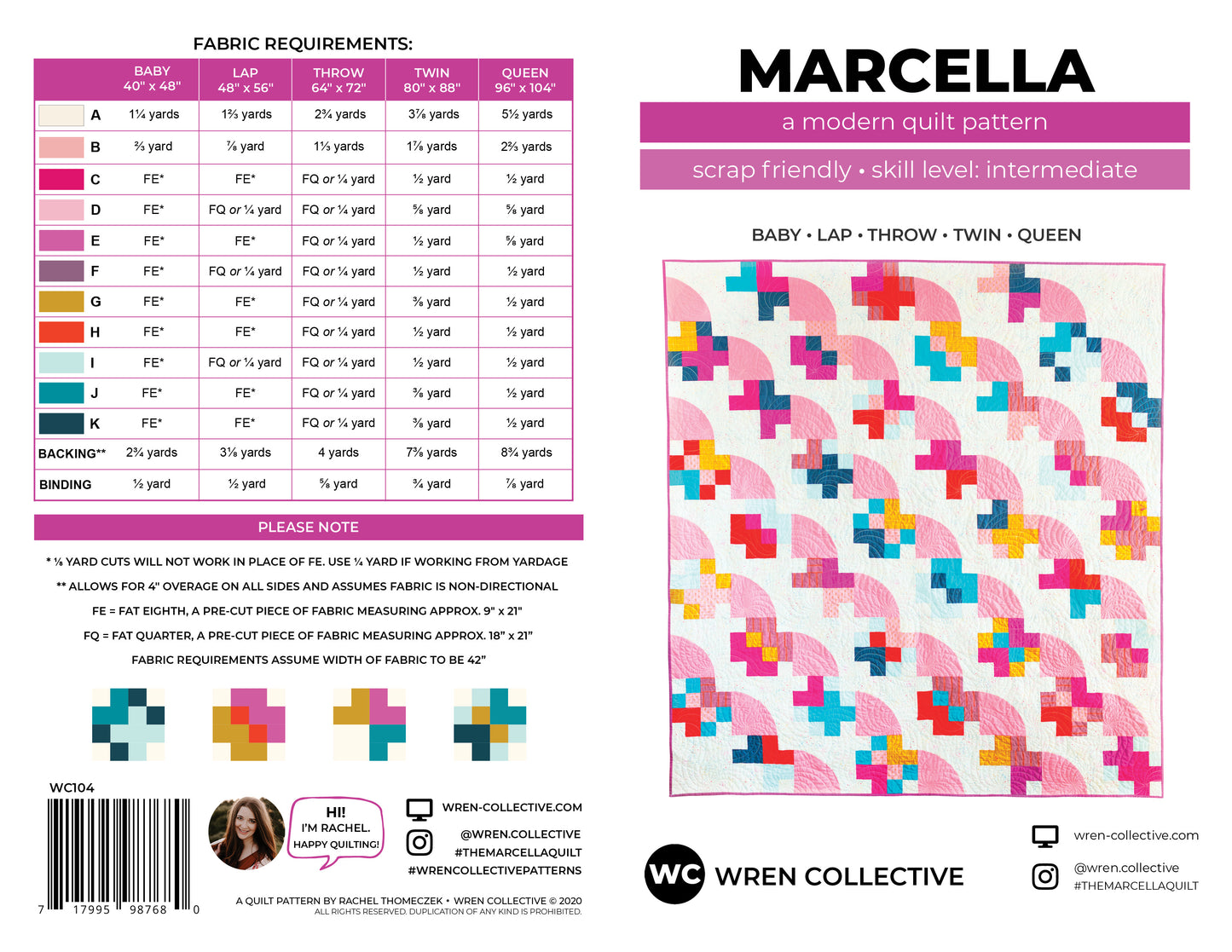Marcella Quilt Pattern