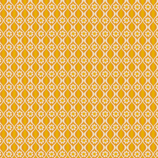 Endpaper On Honey Quilting Cotton