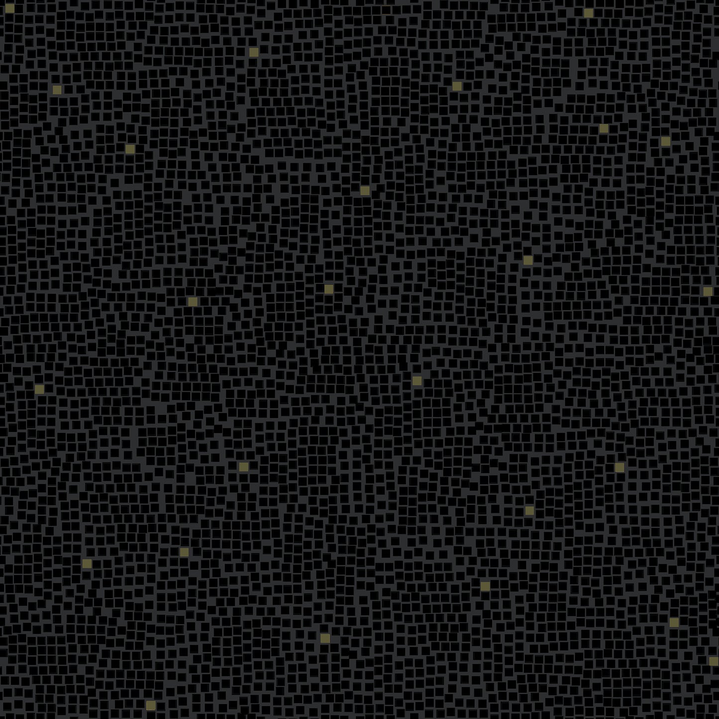 Pixel On Black Quilting Cotton