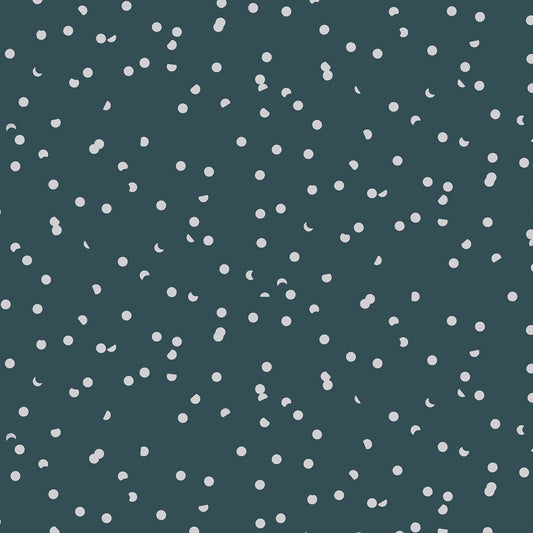 Hole Punch Dot On Smoke Quilting Cotton